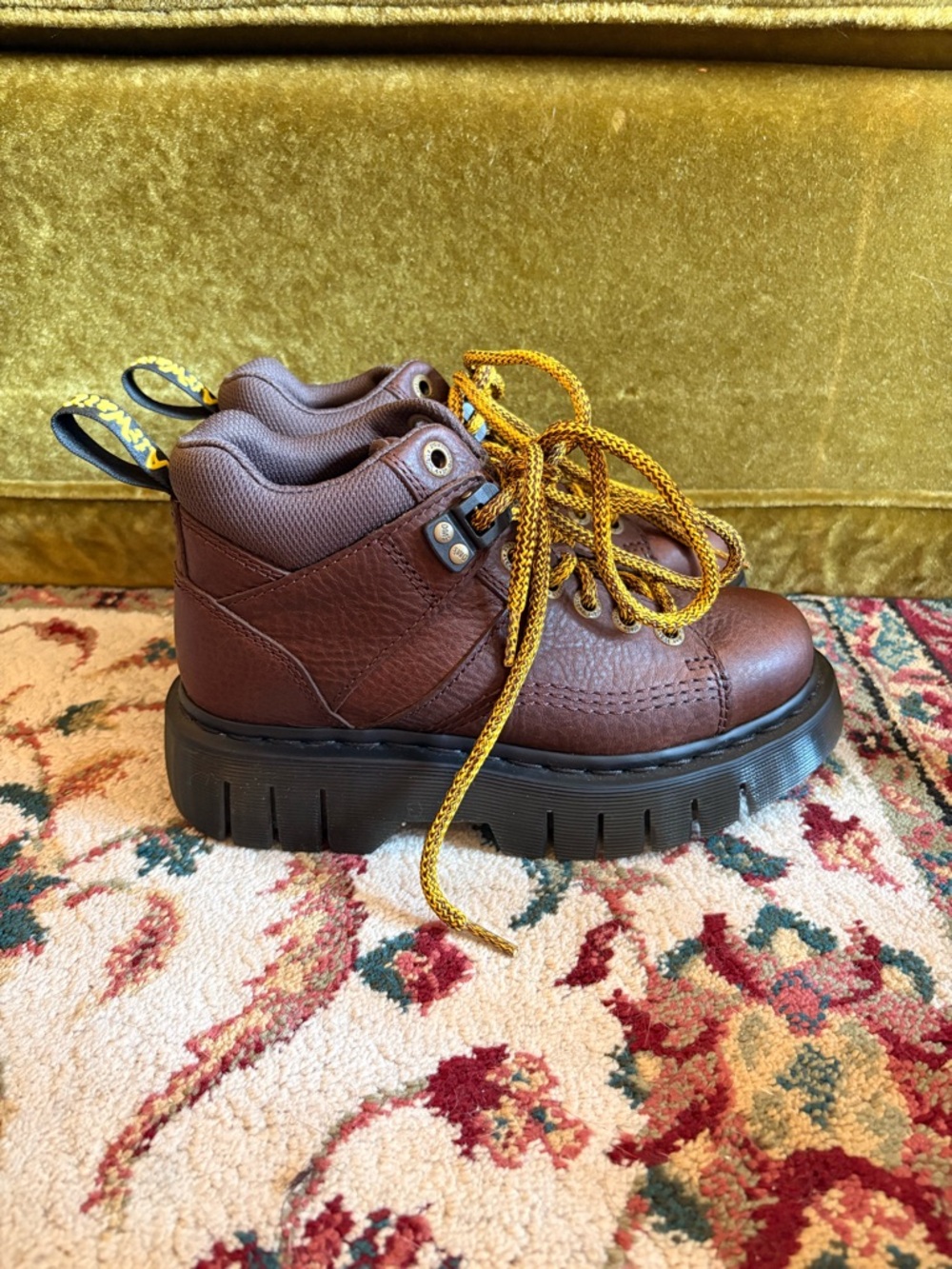 Dr. Martens Brown Leather Boots - Picture 2 of 5